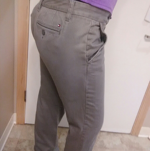 tommy hilfiger grey pants